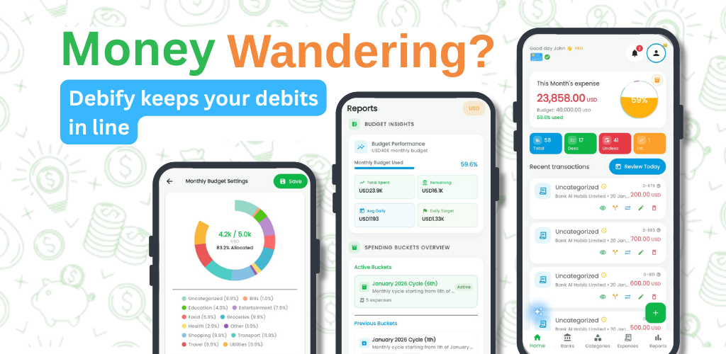 Debify - Smart Expense Management